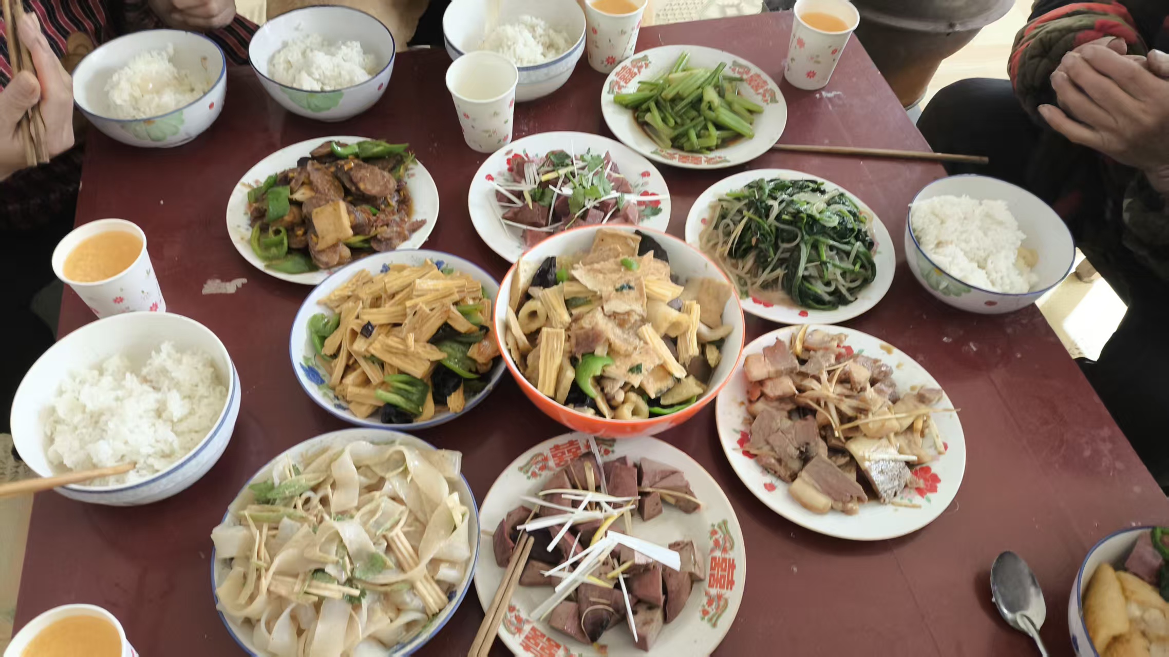 除夕那天的午饭